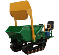 Vente en gros, transporteur sur chenilles, Dumper à essence, adapté au jardin, à la maison, Mini Dumper standard 500kg Certification EPA