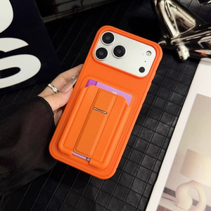 Funda para iPhone 17 16 15 14 13 Pro Max con tarjetero, soporte y cubierta trasera mate esmerilada - Product Image 3