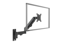 Support mural pour écran LCD Ergofirst en alliage d'aluminium, fixation C-Clamp, bras de support, capacité de charge de 2 à 10 kg, inclinaison de 65°, pour écrans de 10 à 32 pouces