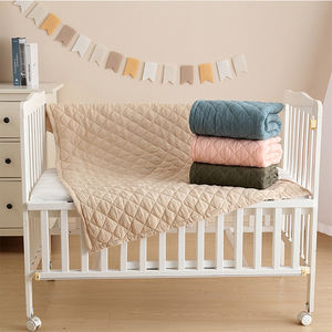 Couverture Matelassée en Mousseline pour Bébé Douce Confortable Épaisse Chaude et Légère Couette pour <span class=keywords><strong>Poussette</strong></span> Berceau Couette en Mousseline Literie pour Tout-Petit - Product Image 2