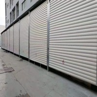 Grandes soldes Portes industrielles personnalisées à volets roulants de style moderne Portes de garage commerciales antivol en aluminium pour entrepôts