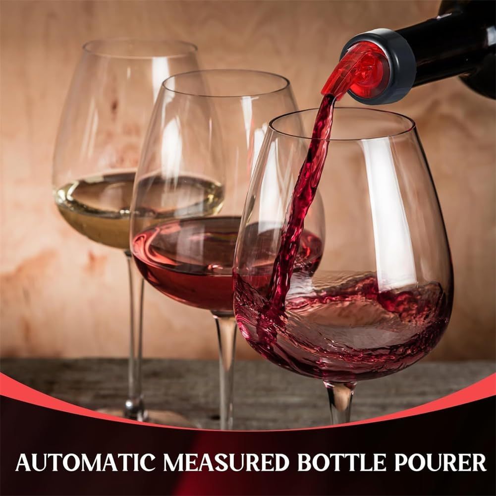 STNRST-IN 8-Pack Automatic Measured Pour Spouts - 1 Oz / 30ml Liquor Bottle Pourers For Home Bar