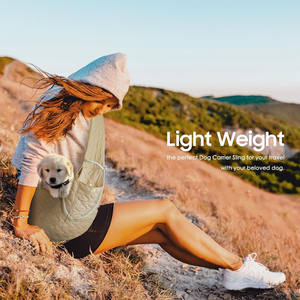 Free sample Customized Portable Shoulder Sling Dog <b>Travel</b> Carrier <b>Pet</b> <b>Travel</b> Carrier <b>Bag</b> Crossbody Backpack for Dogs Cat - Product Image 5