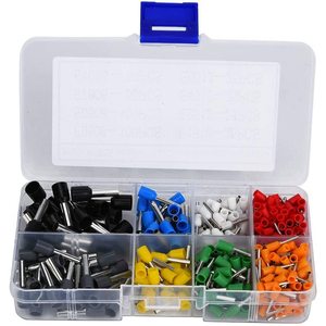 400 Piece Tinned Copper Crimp Terminal <b>Kit</b> Assorted Colors <b>Electrical</b> Connectors - Product Image 1