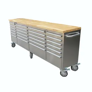 Hoge Gewicht Capaciteit Hyxion 6 "Wiel Truck Bed Gereedschapskist Kapper Gereedschapskist Trolley Gereedschapskist Voor Werkbank