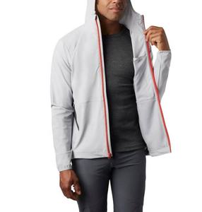 Veste de course et de jogging à capuche en polyester softshell personnalisée pour hommes, imperméable avec fermeture à glissière pour l'hiver - Product Image 2