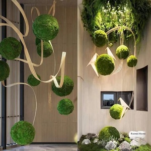 Mori Persian Felce ciondolo verde pianta di simulazione paesaggio per il soffitto decorazione della parete per natale pasqua di capodanno laurea - Product Image 3