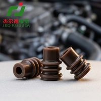 7165-0119 Câble de protection en silicone brun enduit d'huile, type Yazaki, 1 cavité, pour faisceau de câblage automobile à fil unique