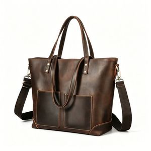 New Arrival Fasleopard Print <b>Large</b> Capacity Tote Bag With Pocket <b>Purse</b> 2Pcs Set - Product Image 5