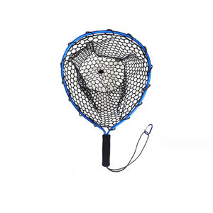 Filet de pêche en alliage d'aluminium cadre Gel de silice filet EVA poignée main pêche à la mouche épuisette - Product Image 4