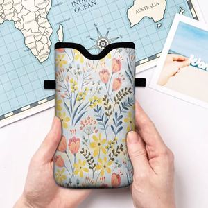 Durable Neoprene Crossbody Phone Pouch Zipper Closure Phone <b>Bag</b> Case for iPhone & for Samsung Series Cell Phone Sleeves Lanyard - Product Image 3