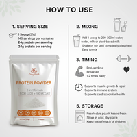 Poudre de protéines fournie par l'usine avec vitamines et minéraux, complément nutritionnel complet, poudre de protéines
