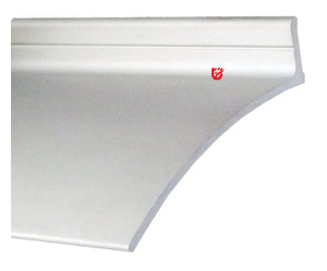 Door Rain Drip Guard 76 Inches Long Aluminum Rain Drip Edge