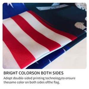 Drapeaux de fierté intérieurs personnalisés en soie du Sénégal 3*5 pieds avec mât métallique, imprimés numériquement pour l'agriculture, l'éducation et les agences de voyage - Product Image 5