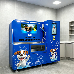 Distributore Automatico <span class=keywords><strong>AIT</strong></span> 24/7 per il Lavaggio di Cani, Macchina Semiautomatica in Acciaio Zincato per il Bagno degli Animali - Product Image 3