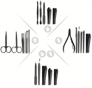Promotional Custom Stainless Steel Nail Set Portable Travel Tool Bag with Customizable Logo - Product Image 4