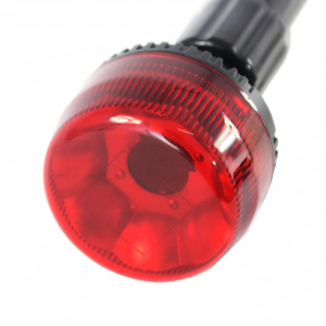 Nueva luz trasera estroboscópica intermitente de 12V para montaje en poste de motocicletas con colores rojo azul ámbar accesorios de luz de coche - Product Image 1