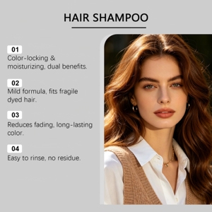 Champú Tinte <span class=keywords><strong>para</strong></span> el Cabello Marrón Castaño Personalizado OEM al por Mayor 100ml Champú de Coloración Rápida <span class=keywords><strong>para</strong></span> Mujeres y Hombres - Product Image 5