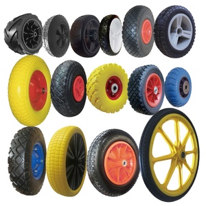 Pneu et roue solides en mousse PU sans plat de 12x2 pouces pour chariot de camion de chariot à main de <span class=keywords><strong>brouette</strong></span> d'outil de jardin - Product Image 4