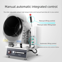 Robot de cuisson commercial Machine de cuisson multifonctionnelle intégrée à la main Machine à frire le riz à tambour intelligent