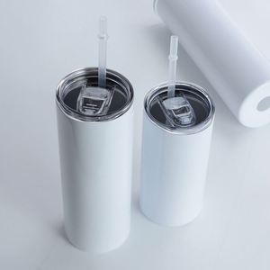 Gobelet droit en acier inoxydable de 20 oz pour sublimation, résistant à la froidure et anti-fuite, pour presse à chaud - Vente en gros - Product Image 3