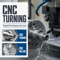 Pièces tournées CNC sur mesure, petites séries, livraison en 3 jours, aluminium, acier, robotique, fournisseur de prototypes rapides