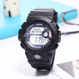 Vente en gros Plastique <span class=keywords><strong>Montre</strong></span>-bracelet électronique de sport pour enfants Horloges pour garçons Filles enfants Étudiants LED <span class=keywords><strong>Montre</strong></span> pour adolescents - Product Image 4
