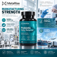 Capsules de probiotiques pour adultes en marque privée OEM, complément alimentaire pour la santé digestive, 60 unités, 30 g