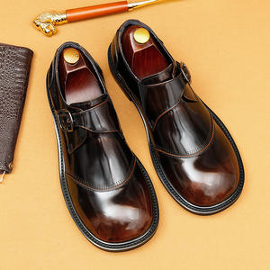 Luxury Derby Designer <b>Shoes</b> Soft Comfortable Camouflage Patterned Genuine Leather Business Casual British Embossed Evergreen - Product Image 4