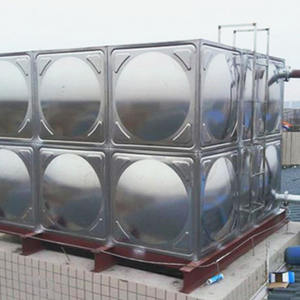 Tanque de Agua Potable de Acero Inoxidable SS304 Soldado con Aislamiento de PU, Tanque de Agua de Acero Inoxidable Soldado, Tanque de Agua de Acero Inoxidable 304 - Product Image 1