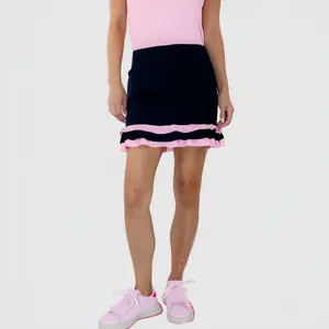 Falda DE TENIS transpirable deportiva de alta calidad para mujer, Falda plisada de nailon suave para gimnasio, falda de Golf con bolsillo