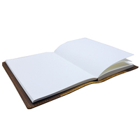 Taschen format A6 Mini Hardcover Handmade Creative Echt leder Notebook Journal Benutzer definiertes Logo Geprägter Planer halter