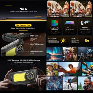 Blackview ROCK 5 รุ่นทั่วโลก ปี 2026 โทรศัพท์มือถือสุดทนทาน รองรับ 4G, หน่วยความจำ 12GB+256GB, หน้าจอ 6.78 นิ้ว ระบบปฏิบัติการ Android 16 - Product Image 4