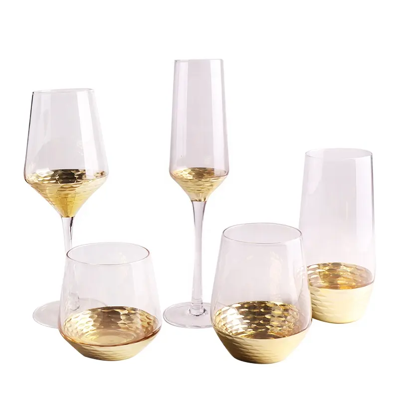 Velotelsen — lunettes à vin créatifs en or Rose, gravure au Laser, modèle nordique, gravure au Laser, sans métal, flûtes à Champagne, vente en gros