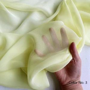 Tela de Georgette de Seda de Morera 100% Ligera, Transparente, Transpirable para Vestidos y Bufandas - Product Image 2