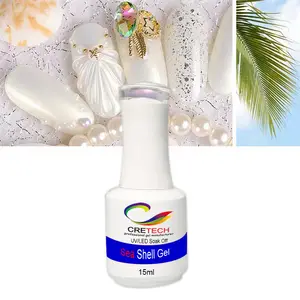 Free sample private label 15ml UV soak off gel polish factory sea shell gel polish for wholesale free design