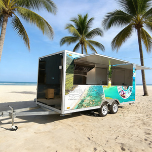 OEM <b>Bar</b> Truck Barbecue Carts Concession Coffee Food Trailer for Sale - Product Image 3