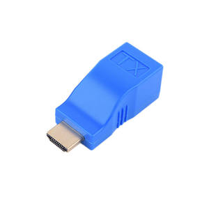 Extenseur <span class=keywords><strong>HDMI</strong></span> 1080P Ports RJ45 Réseau <span class=keywords><strong>LAN</strong></span> Extension de signal <span class=keywords><strong>HDMI</strong></span> 4K jusqu'à 30m sur CAT5e/6 UTP <span class=keywords><strong>LAN</strong></span> Ethernet pour moniteur HDTV - Product Image 4