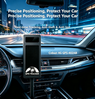 Coban 402A Pelacak GPS 4G Terbaru untuk Mobil/Motor dengan Geo-fence Alarm ACC Pelacak GPS Mobil 4G LTE Murah & Mini