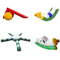 Boules d'eau gonflables pour parents et enfants, balançoire à roulettes, toboggan gyroscopique, jouets en PVC, garantie 3 ans, pour l'extérieur