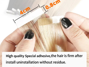 <span class=keywords><strong>Extensiones</strong></span> <span class=keywords><strong>de</strong></span> Cabello Adhesivas al por Mayor, 100% Cabello Humano Real, OEM, Longitud y Color Personalizados, Trama <span class=keywords><strong>de</strong></span> PU Sin Costuras, 20 Piezas <span class=keywords><strong>para</strong></span> Negocios <span class=keywords><strong>de</strong></span> Belleza - Product Image 4