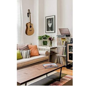 Support mural pour guitare avec étagère Cintres pour ukulélé en <span class=keywords><strong>bois</strong></span> Support pour guitare Crochet mural pour guitare électrique <span class=keywords><strong>basse</strong></span> - Product Image 4