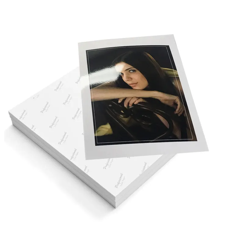 A3 folhas a4 premium 260gsm rc papel fotográfico brilhante para impressora de tinta