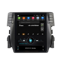 2016+ untuk Honda Civic GPS Navigator Mobil Multimedia Radio Auto Head Unit Terpasang di Dashboard Gaya Tesla Kompatibel Android Ca