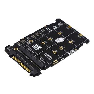 Tarjeta Adaptadora TISHRIC <span class=keywords><strong>M</strong></span>.2 NVME SSD Compatible con 2280/2260/2242/2230 mm Key <span class=keywords><strong>M</strong></span> Key B Convierte Adaptador U.2 SFF-8639 para SSD SFF-8639 <span class=keywords><strong>M</strong></span>.2 - Product Image 1