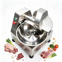 Coupe-viande de table à prix réduit, hachoir à bol sous vide en acier inoxydable, machine à découper la viande de poulet