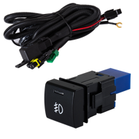 Interruptor de Luz Antiniebla para Autos Toyota 2018+, Nuevo Interruptor para Camry CHR Corolla CROSS, Material ABS 12V, Interruptor de Faros para Coche