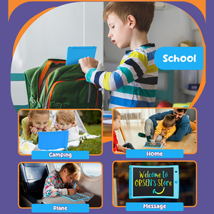 Jouets éducatifs pour enfants personnalisés, tablette graphique <span class=keywords><strong>magique</strong></span> sans papier avec stylet, bloc-notes LCD, tablettes graphiques 8,5 pouces - Product Image 6