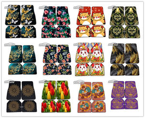 カスタムポリエステルプリントロゴカーフロアマット滑り止めパーソナライズされた3Dデザインカーマットロゴ付き - Product Image 5