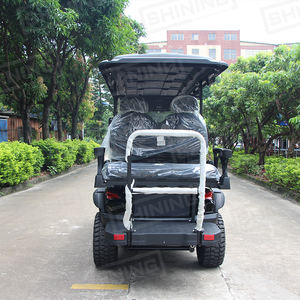 Petits chariots de golf 6 places Voiture de tourisme électrique à quatre roues - Product Image 4